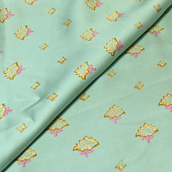 Bemberg Satin Digital Print Fabric– Soft Luxury Designer Satin Fabric 001333-10