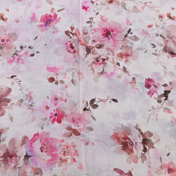 Elegant Crush Chanderi Digital Print Fabrics-UF0208-7