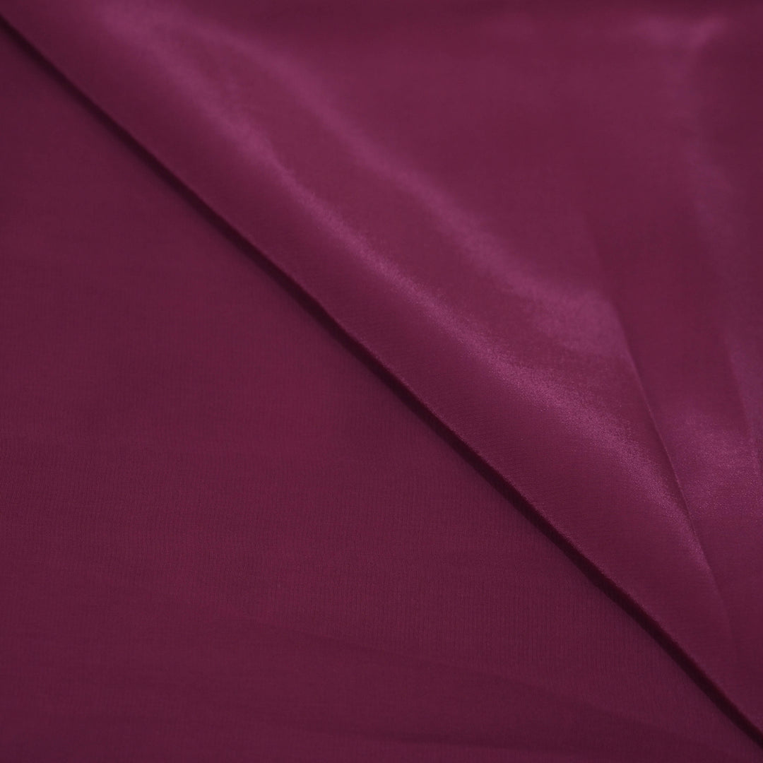 Wine Shisha Crepe Fabrics