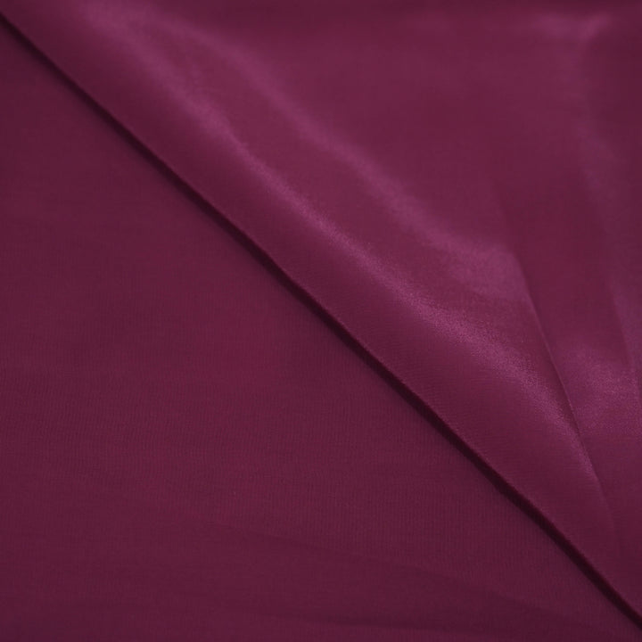 Wine Shisha Crepe Fabrics