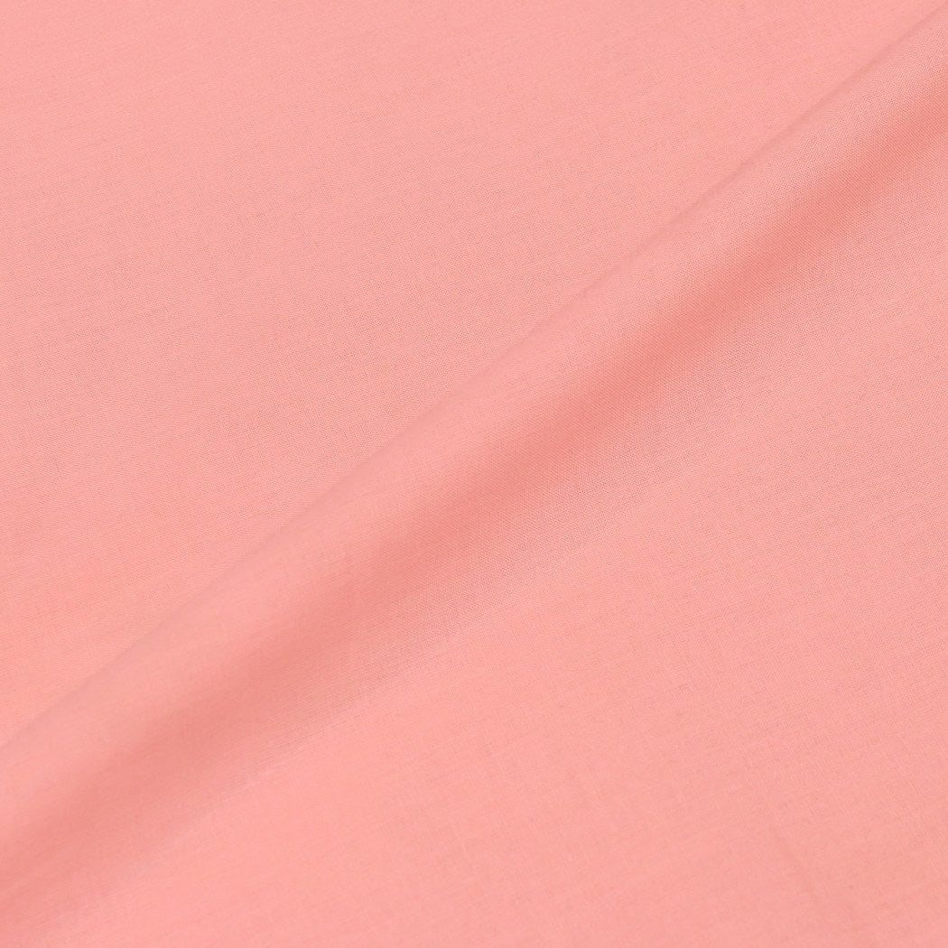 Coral Pink Arvind Cambric Cotton Fabrics