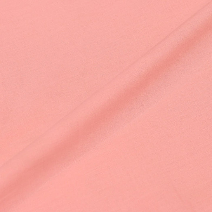 Coral Pink Arvind Cambric Cotton Fabrics