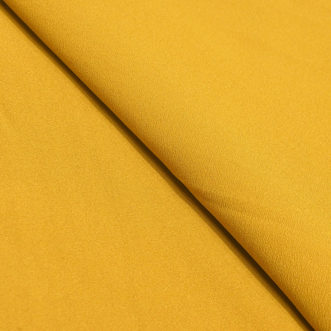 Macaroni And Cheese Color Double Georgette Fabrics