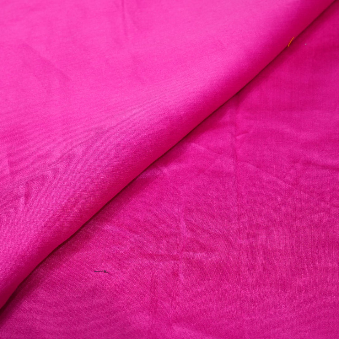 Neon Pink Colour Heavy Poly Dupion Fabrics