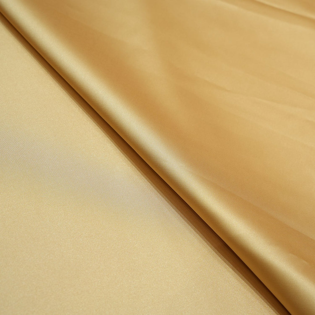 Gold Colour Armani Satin Fabrics