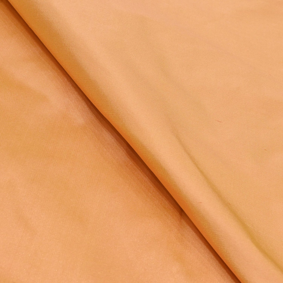 Persian Orange Colour China Dupion Silk Fabrics