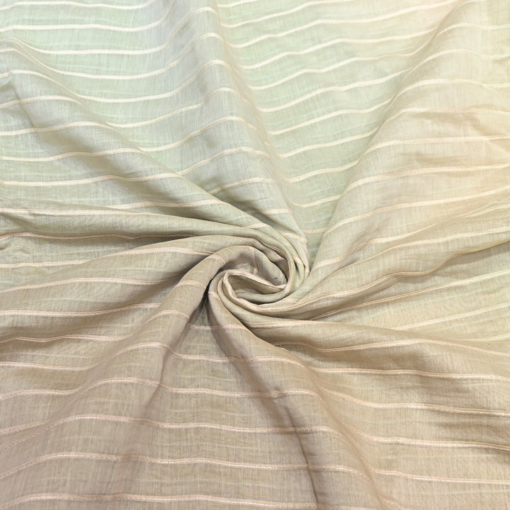 4D Shaded Mul Chanderi Pintex Fabric 44" – Soft Designer Summer Fabric-GP4100-5