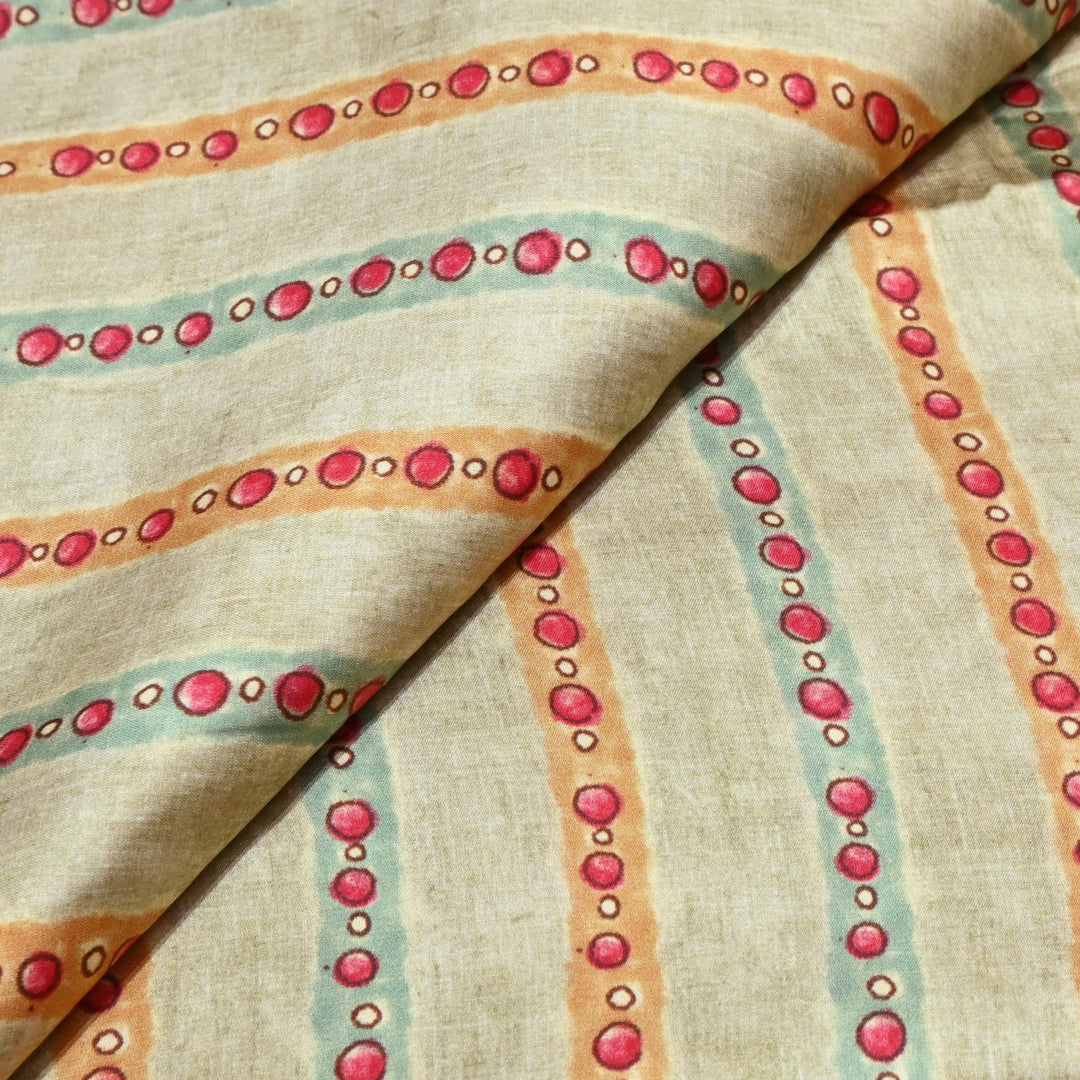 Bemberg Satin Digital Print Fabric– Soft Luxury Designer Satin Fabric 001333-26