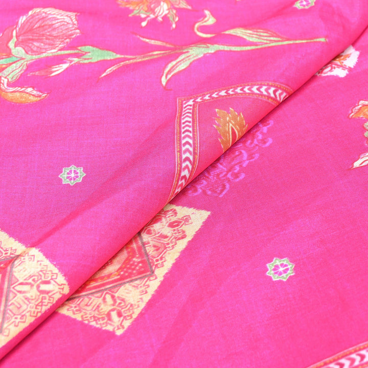 Premium Muslin Digital Print Fabric - 000844-14