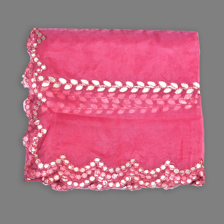 Organza Gota Patti Work Dupatta – Elegant Ethnic Dupatta for Women
