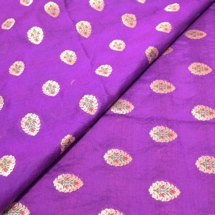 Pure Chiniya Silk Banarasi Brocade Fabric