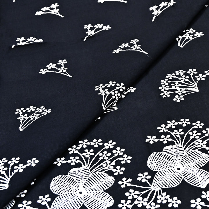 Cotton Chicken thread Embroidery Fabric – Soft Elegant Summer Designer Fabric- H20067-2