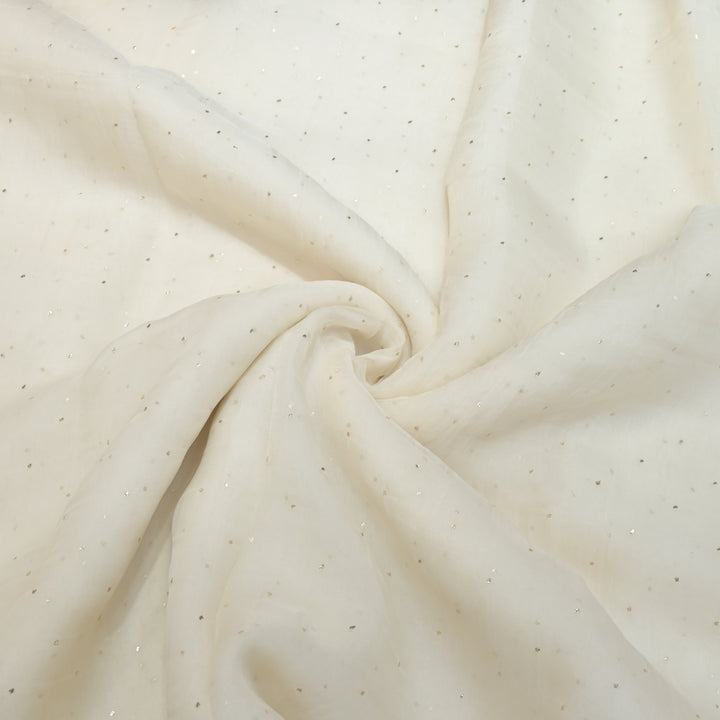 28gm Organza Mukaish Hand Work Fabrics