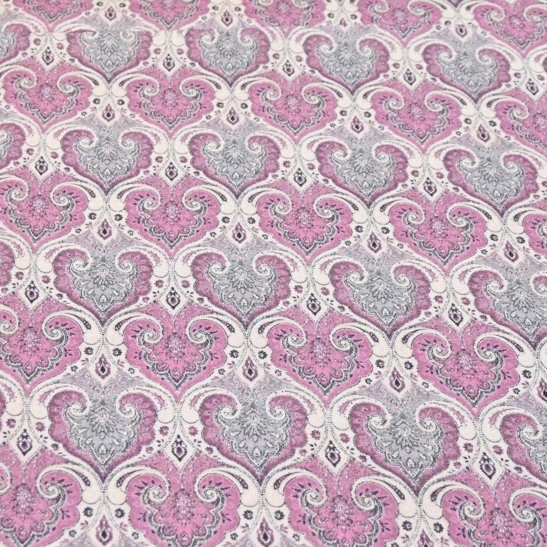 Multicolor Cotton Linen Digital Print Fabric- Soft Breathable Designer Fabric-RT0132-14