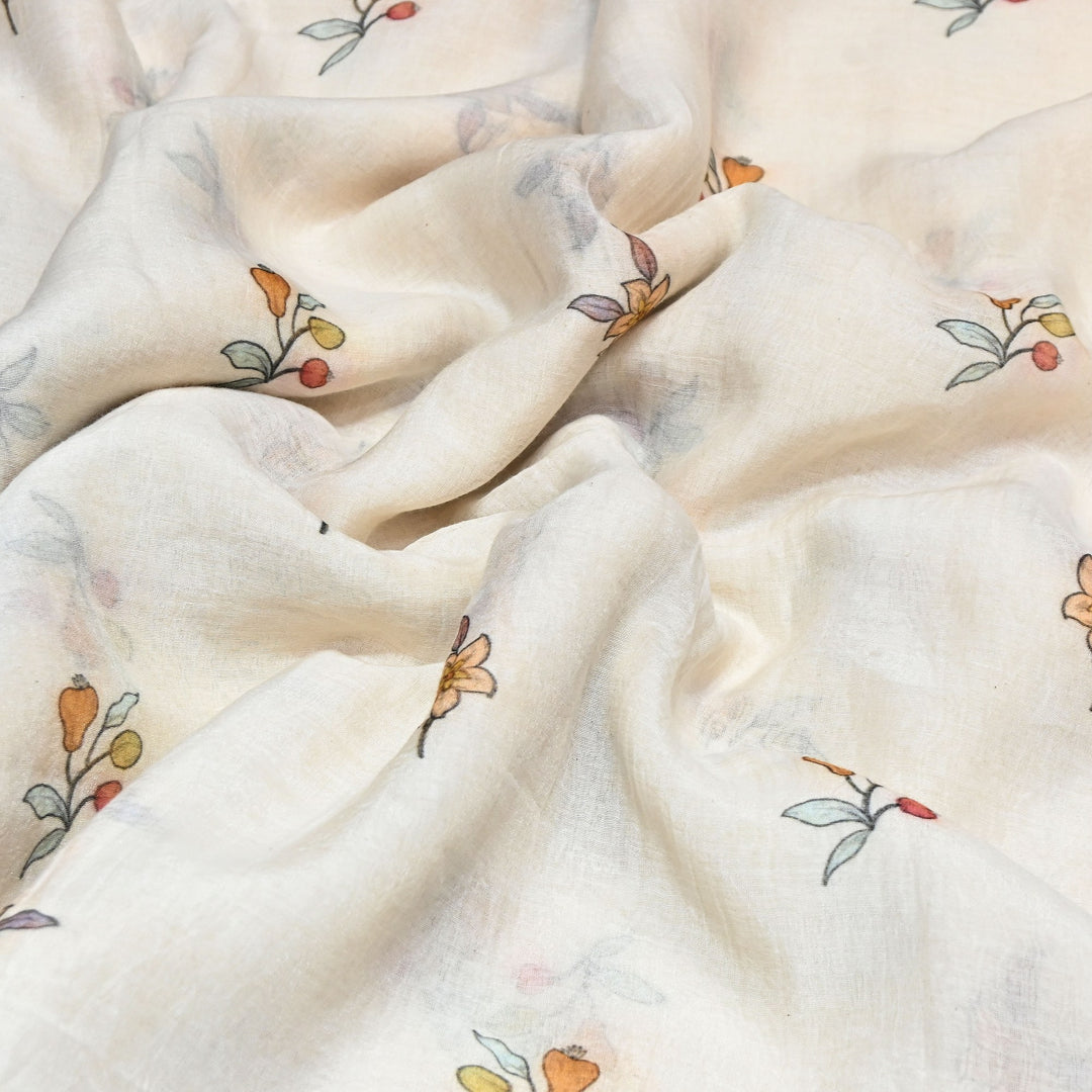 Premium Mul Chanderi Digital Print Fabric – Lightweight Chanderi Fabrics GT0185-6