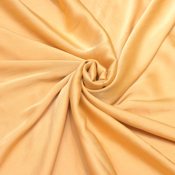 Chardonnay Colour Satin Chiffon Fabrics