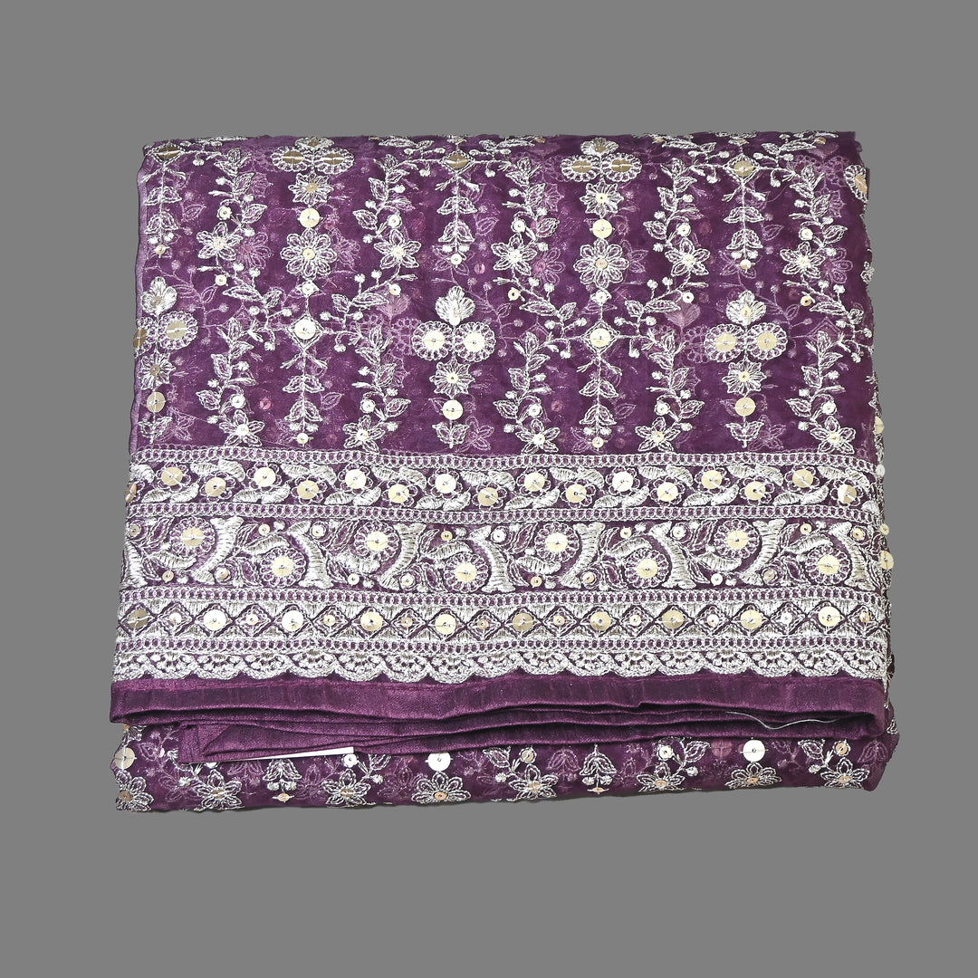 Organza Sequence & Zari Dupatta – Elegant Ethnic Dupatta for Women- RV2210-04