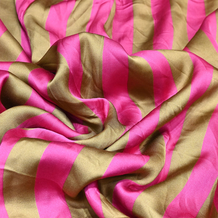 Modal Satin Digital Print Fabric  – Soft Luxury Printed Satin Fabric-001416-6