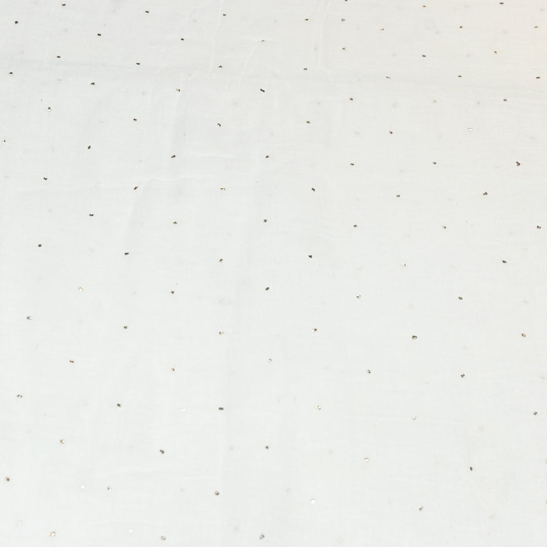 Kora Malmal Mukaish Fabric – Soft Lightweight Designer Fabric 001291