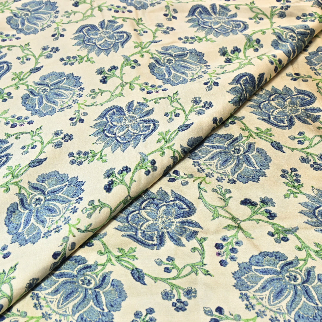 Bemberg Satin Digital Print Fabric– Soft Luxury Designer Satin Fabric 001333-07