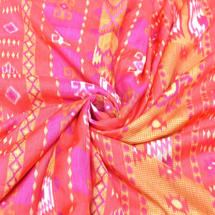 Premium Muslin Digital Print Fabric - 000844-25
