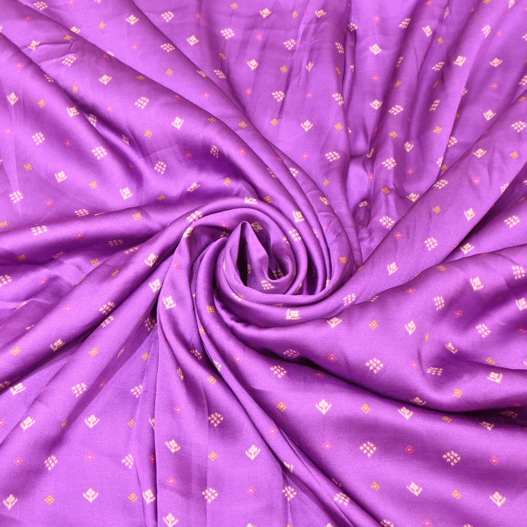 Bemberg Satin Digital Print Fabric– Soft Luxury Designer Satin Fabric 001333-49