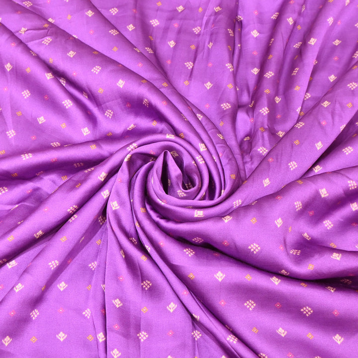 Bemberg Satin Digital Print Fabric– Soft Luxury Designer Satin Fabric 001333-49