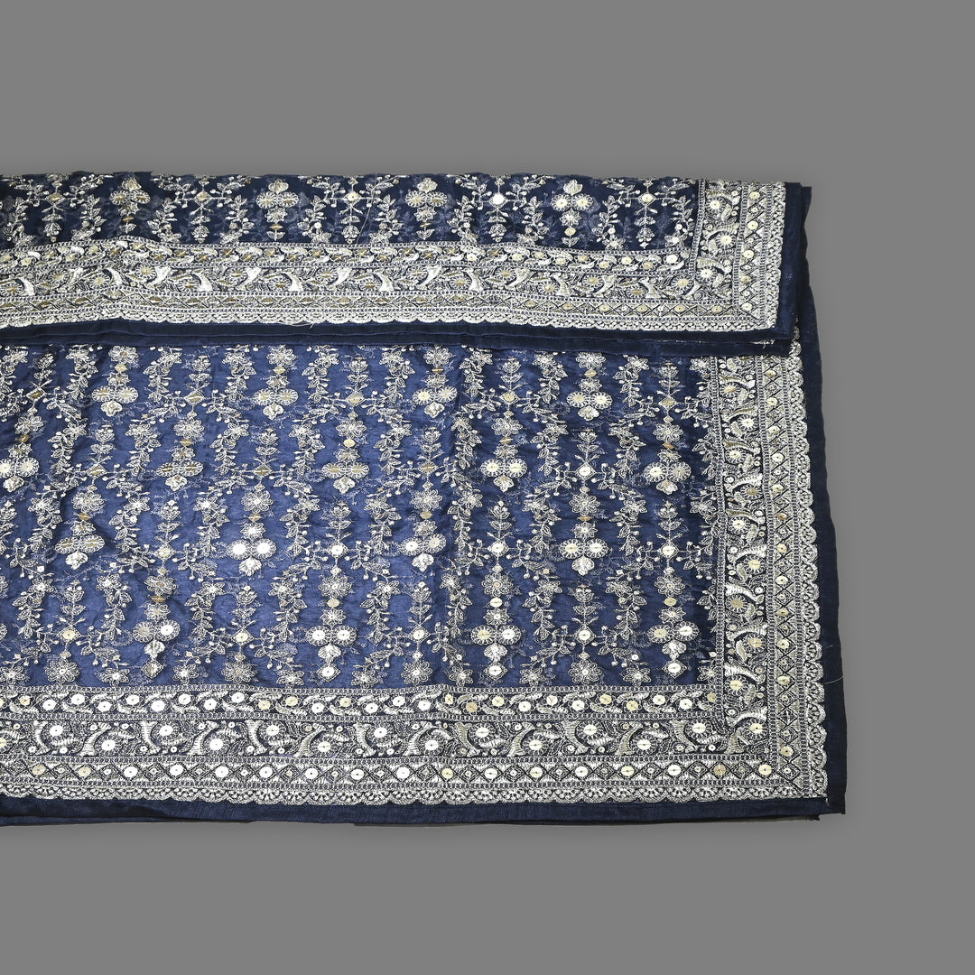 Organza Sequence & Zari Dupatta – Elegant Ethnic Dupatta for Women- RV2210-05