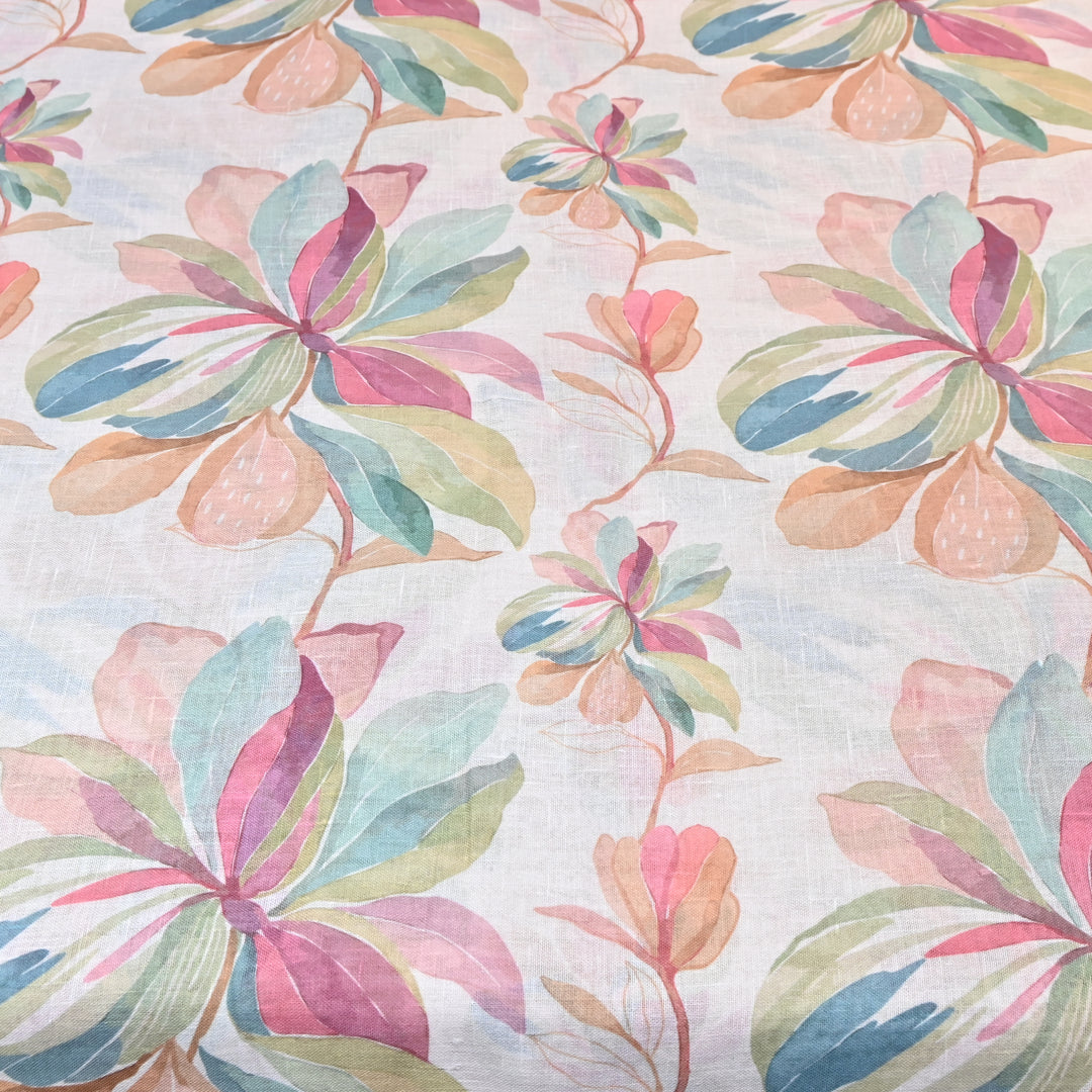 PREMIUM COTTON LINEN DIGITAL PRINT FABRIC - VM0011- 02
