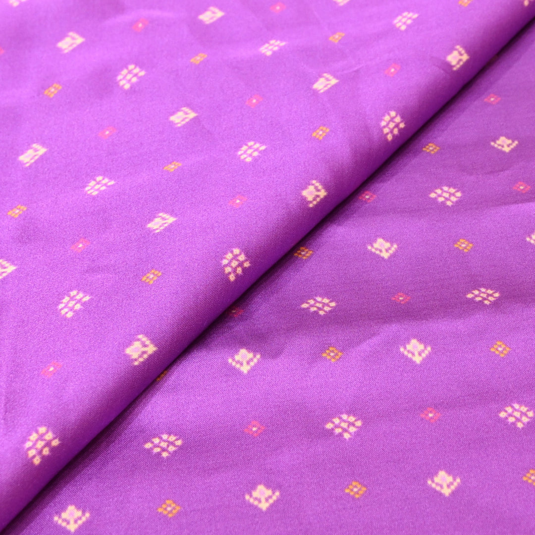Bemberg Satin Digital Print Fabric– Soft Luxury Designer Satin Fabric 001333-49