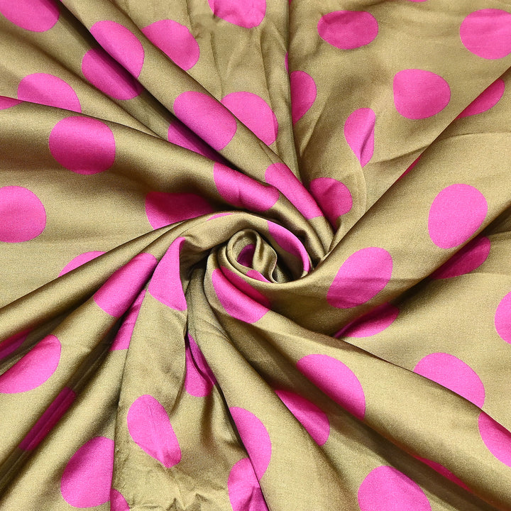 Modal Satin Digital Print Fabric  – Soft Luxury Printed Satin Fabric-001416-7