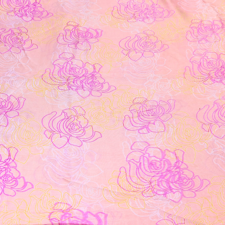 Silk Chanderi Digital Print Fabric 44" – Soft Lightweight Designer Fabric 001664-05