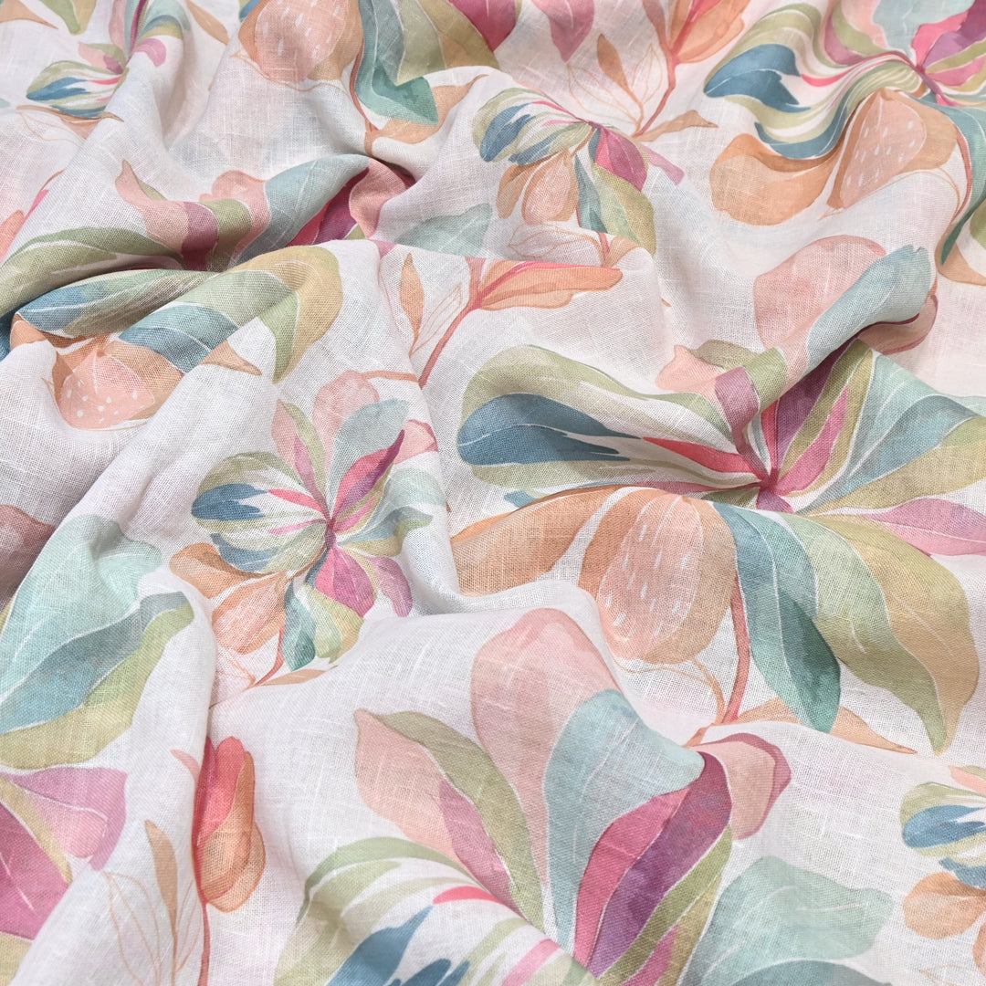 PREMIUM COTTON LINEN DIGITAL PRINT FABRIC - VM0011- 02