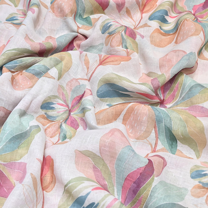 PREMIUM COTTON LINEN DIGITAL PRINT FABRIC - VM0011- 02