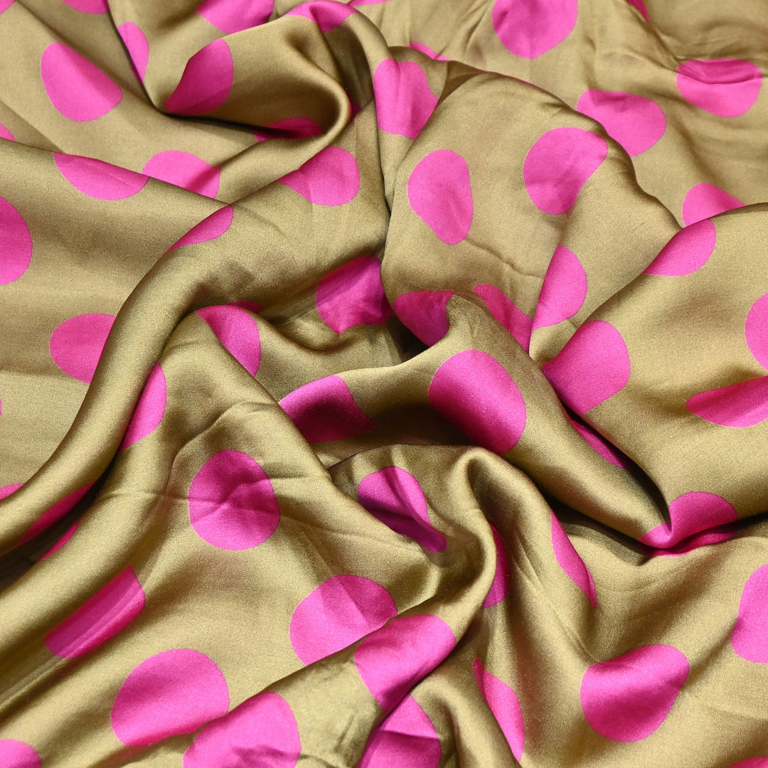 Modal Satin Digital Print Fabric  – Soft Luxury Printed Satin Fabric-001416-7