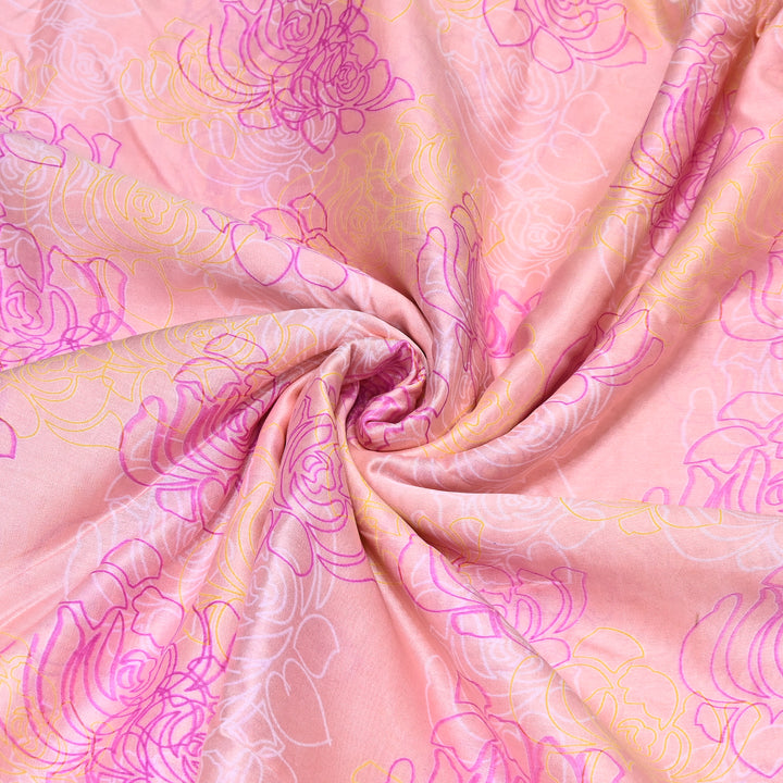 Silk Chanderi Digital Print Fabric 44" – Soft Lightweight Designer Fabric 001664-05
