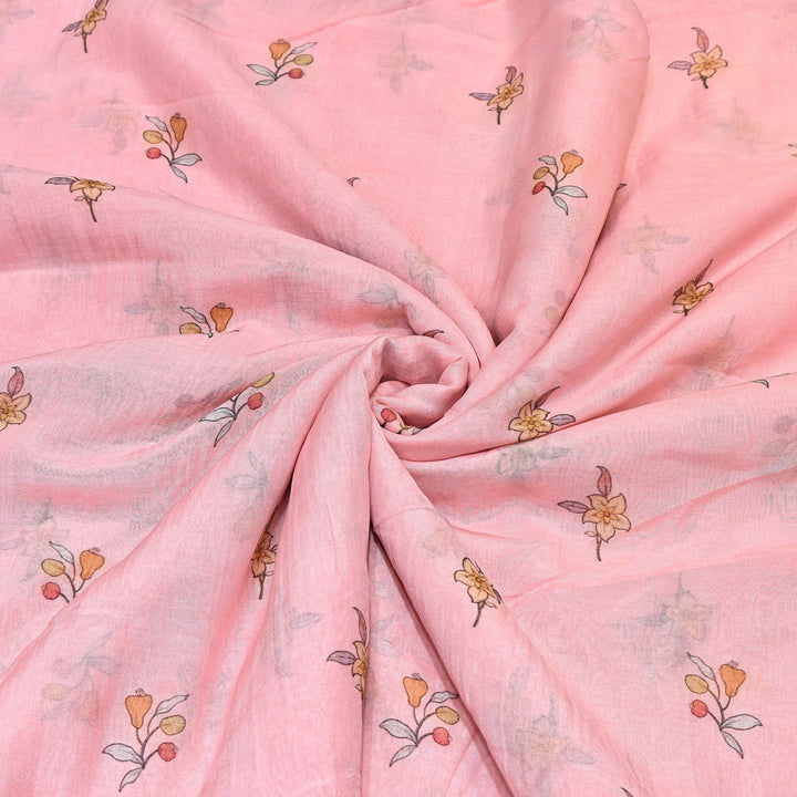 Premium Mul Chanderi Digital Print Fabric – Lightweight Chanderi Fabrics GT0185-8