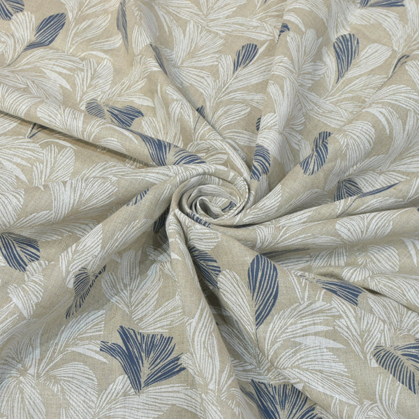Pure Linen Digital Print Fabric