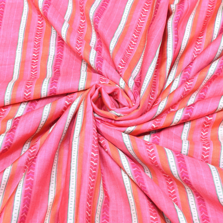 Premium Muslin Digital Print Fabric - 000844-26