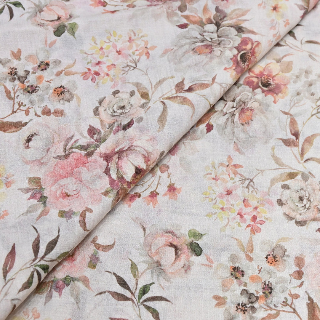 Elegant Crush Chanderi Digital Print Fabrics-UF0208-3
