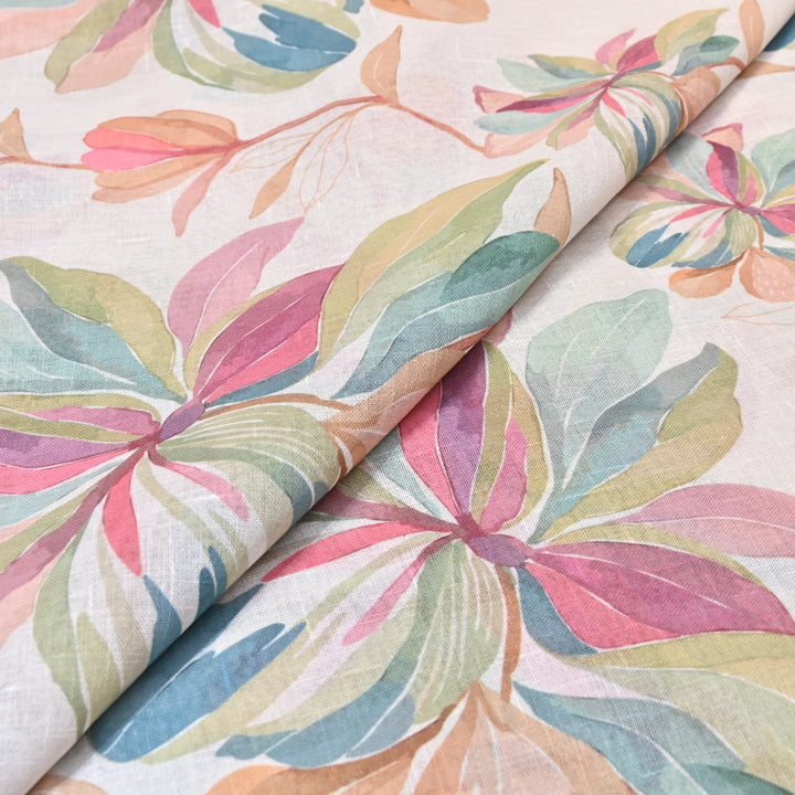PREMIUM COTTON LINEN DIGITAL PRINT FABRIC - VM0011- 02