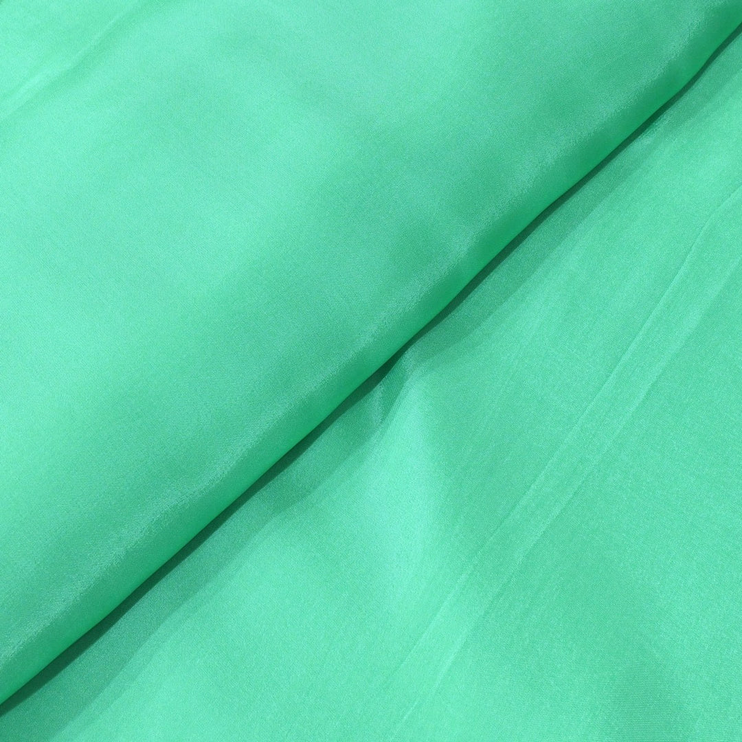 Medium Aquamarine Colour Upada Silk Fabrics