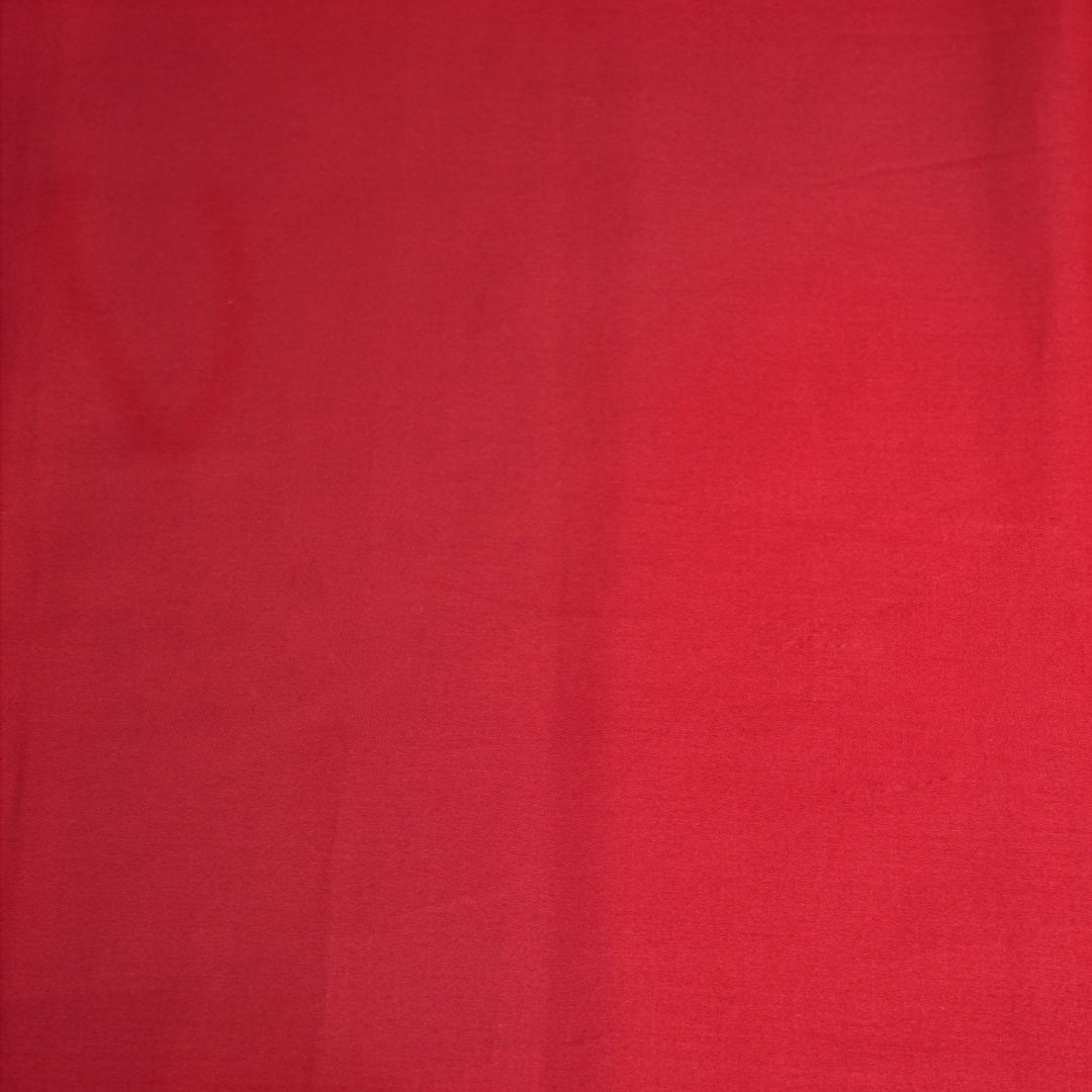 Red Colour Arvind Glace Cotton Fabrics