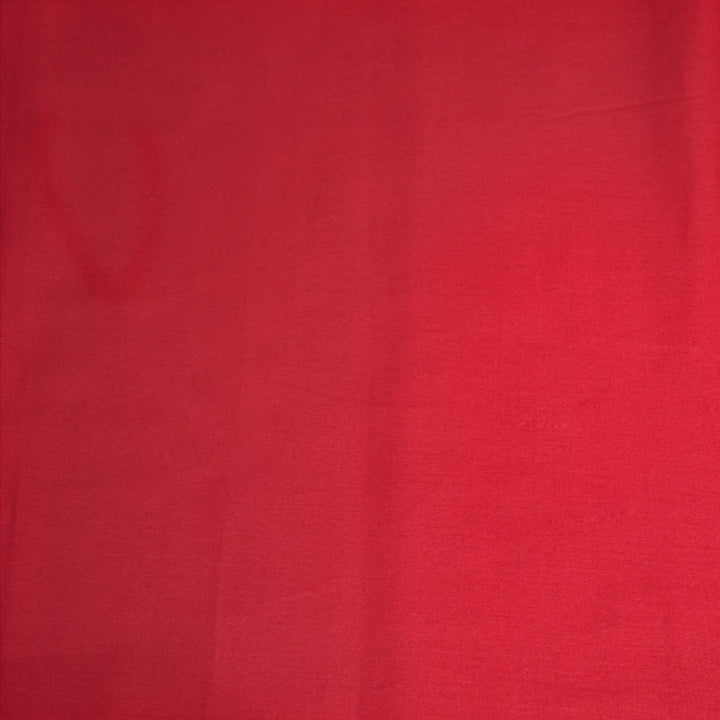 Red Colour Arvind Glace Cotton Fabrics