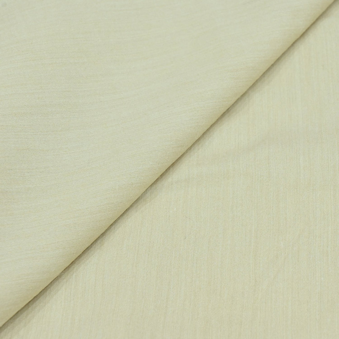 Cream Colour Pure Monga Silk Fabrics