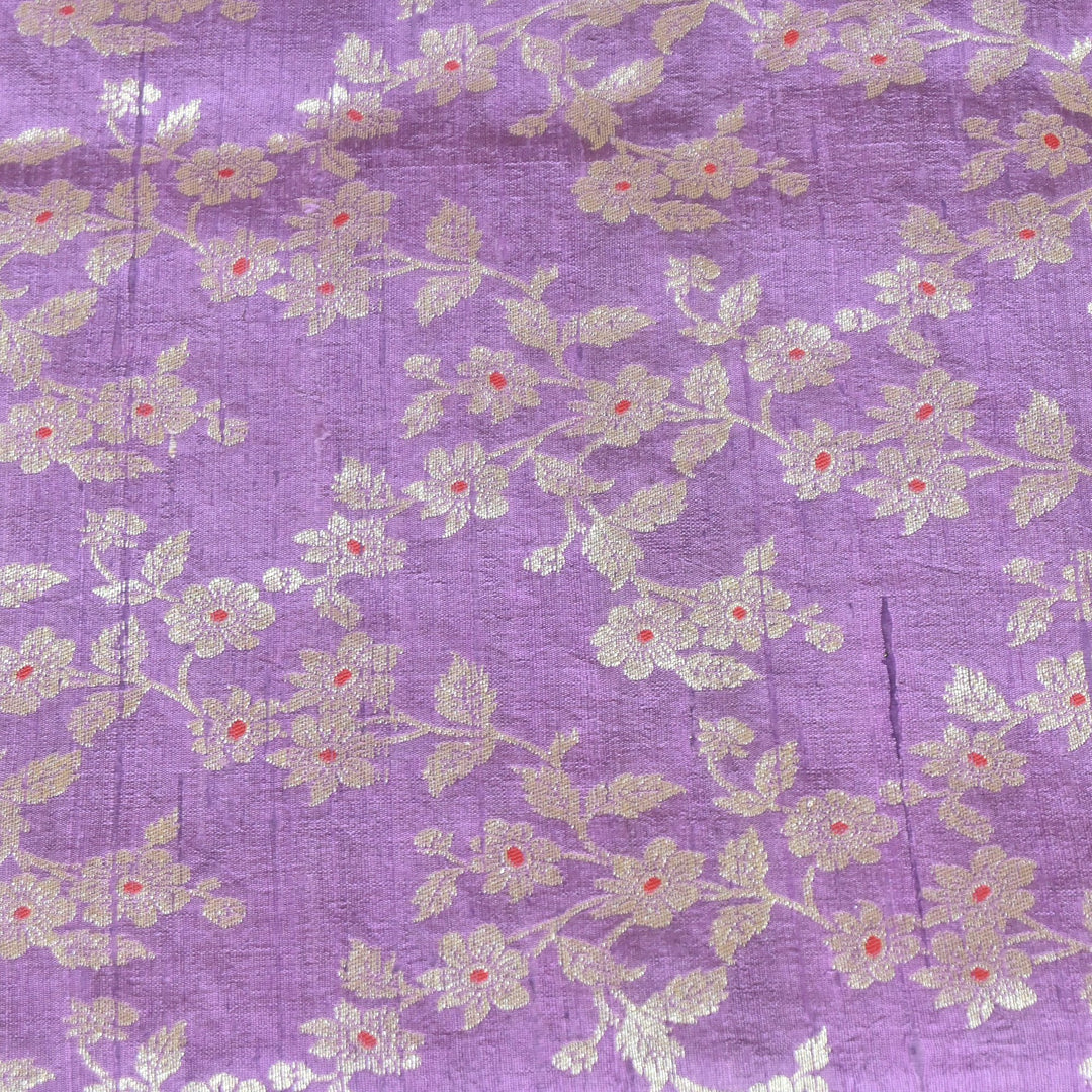 Premium Pure Raw Silk Meena Zari Banarasi Fabrics