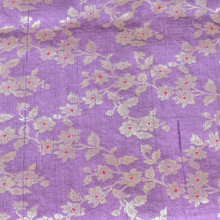 Premium Pure Raw Silk Meena Zari Banarasi Fabrics