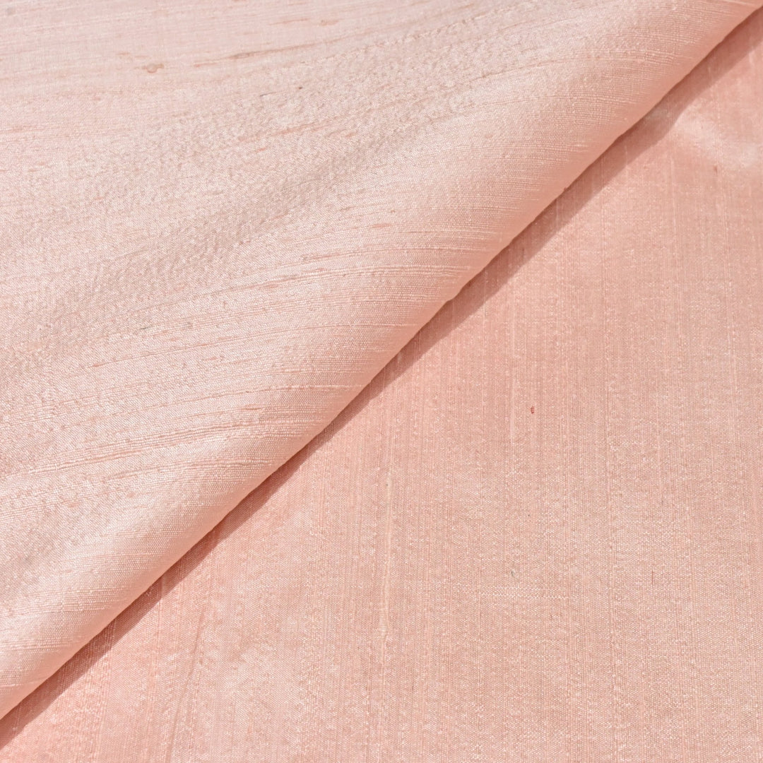 Mandys Pink Colour 100gm Pure Raw Silk Fabrics