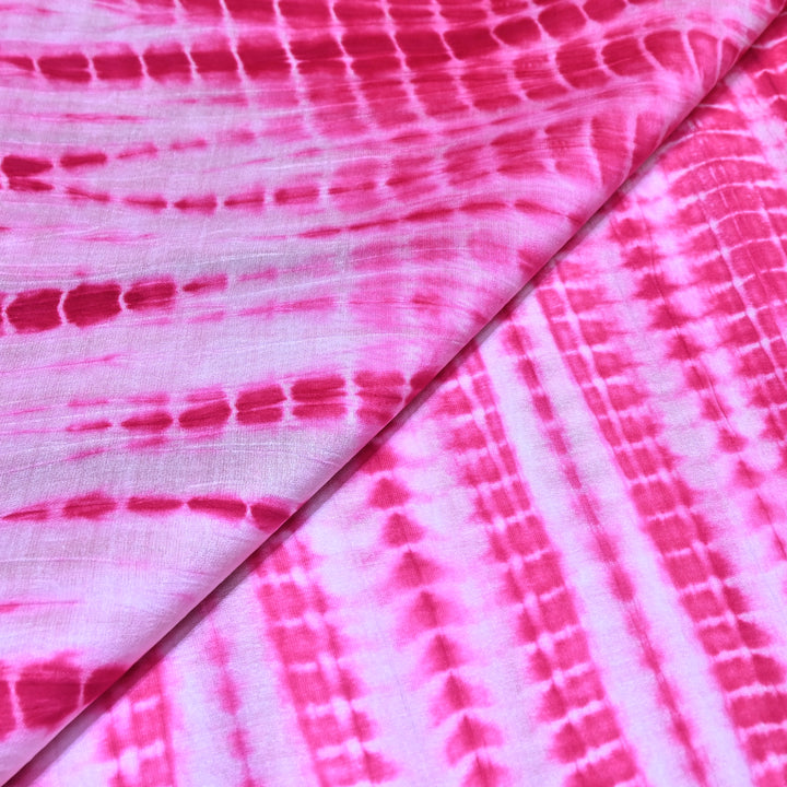 Silk Chanderi Tie & Dye Fabric 44" – Soft Lightweight Designer Fabric