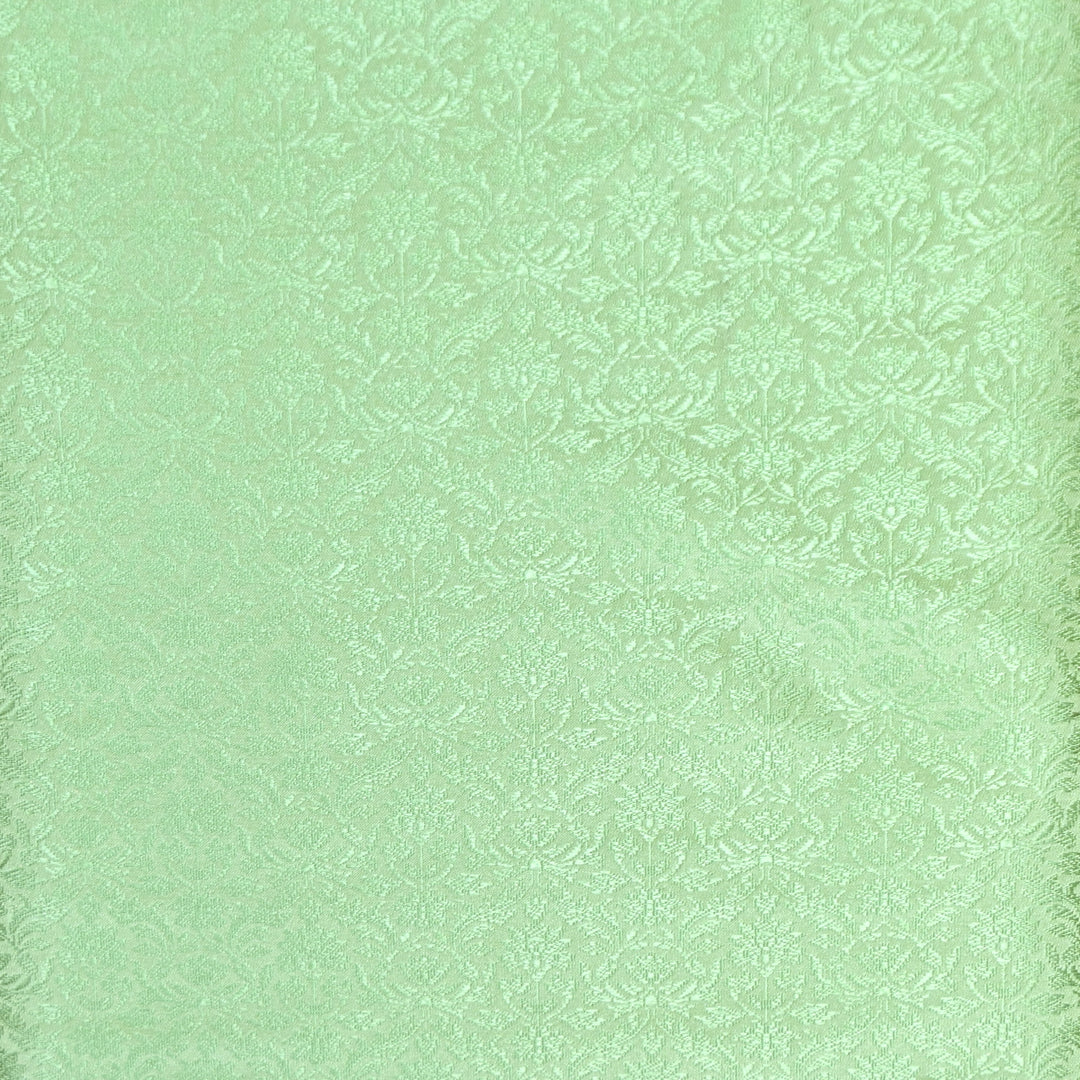 Sage Green Tanchue Silk Brocade Fabric